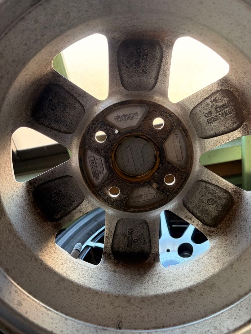 スズキ　ホイールのみ　13インチ　タイヤなし