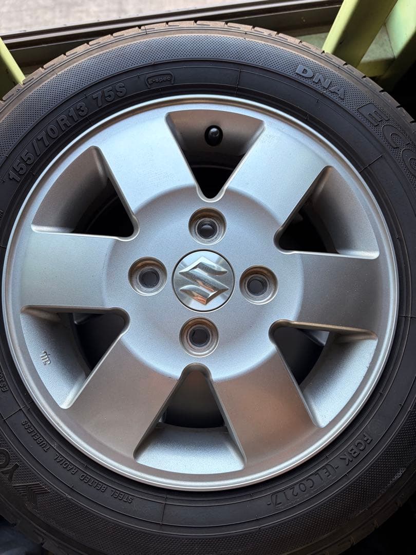 スズキ　ホイールのみ　13インチ　タイヤなし