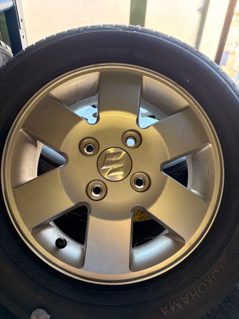 スズキ　ホイールのみ　13インチ　タイヤなし