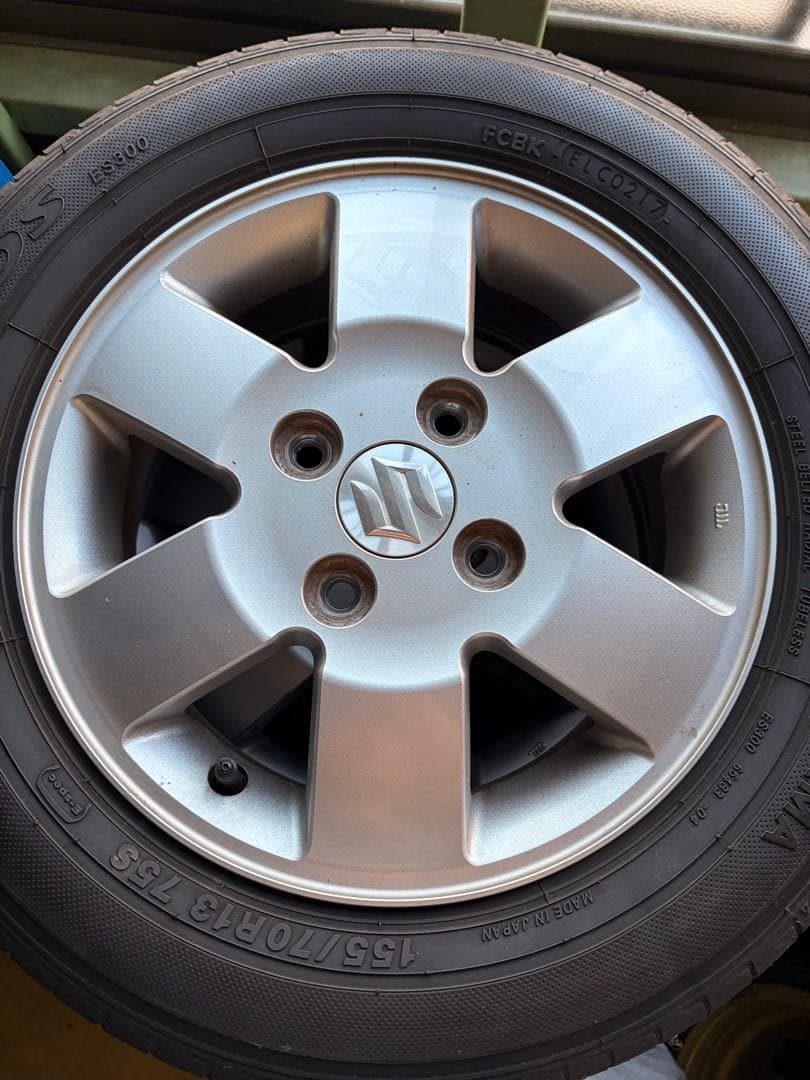 スズキ　ホイールのみ　13インチ　タイヤなし