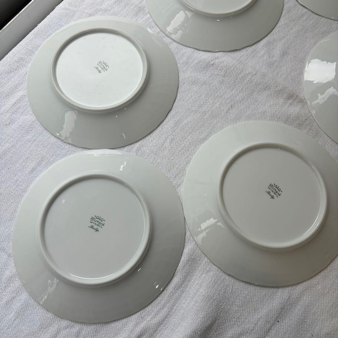 リチャードジノリ　ベッキオホワイト　19cm プレート　6セット　平皿