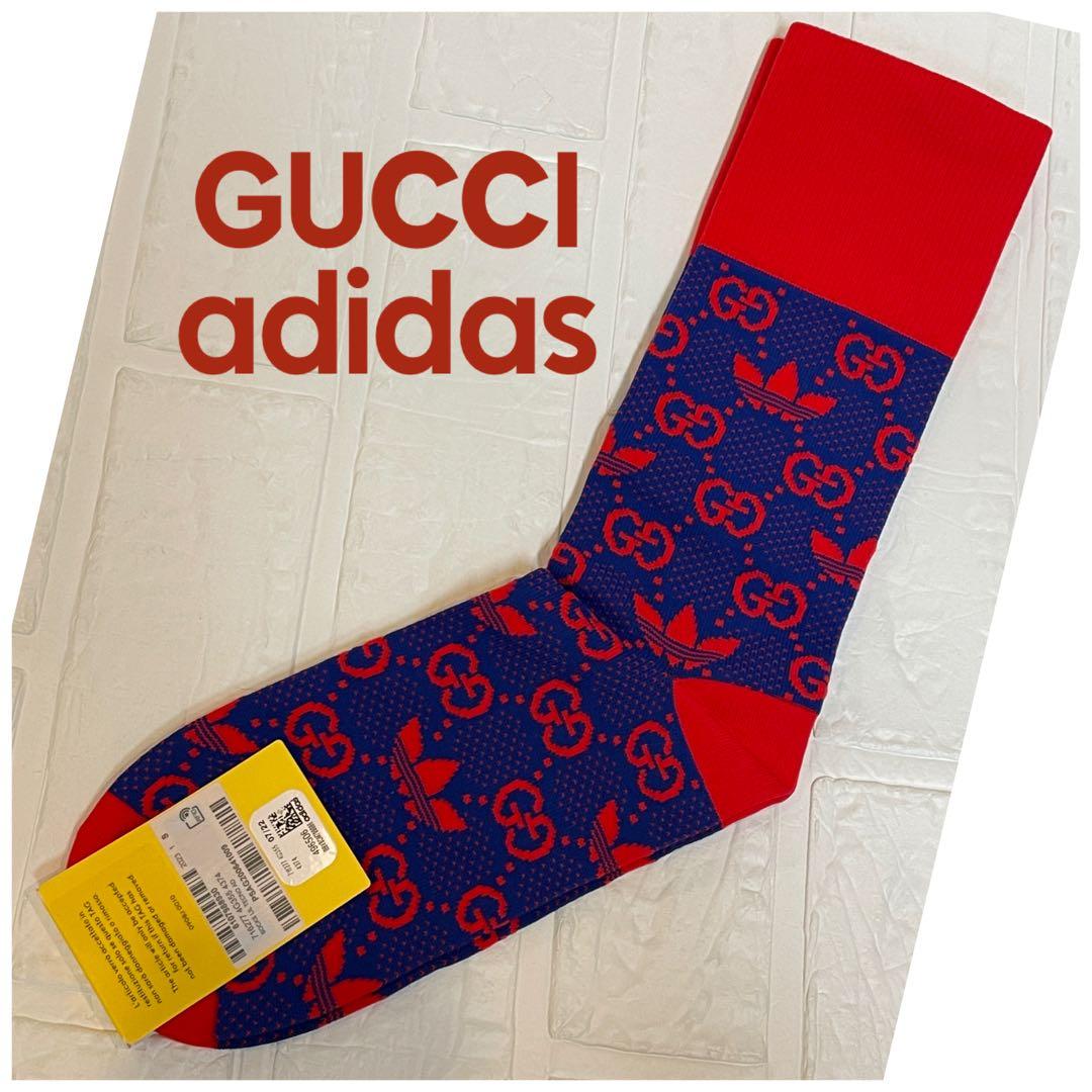【未使用】GUCCI×adidas コラボ　ソックス　❤︎