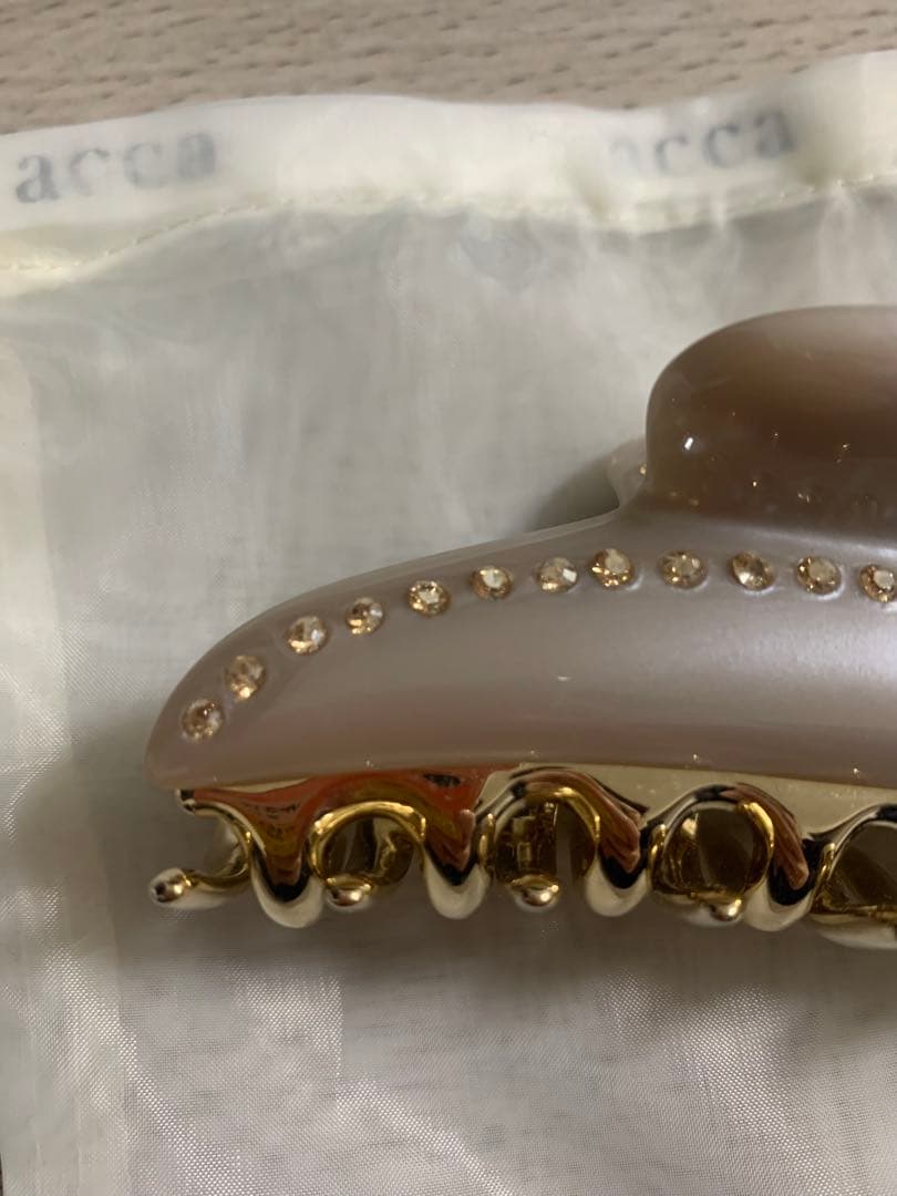 acca アッカ ティアラクイーン クリップ Lサイズ ラージ ベージュ