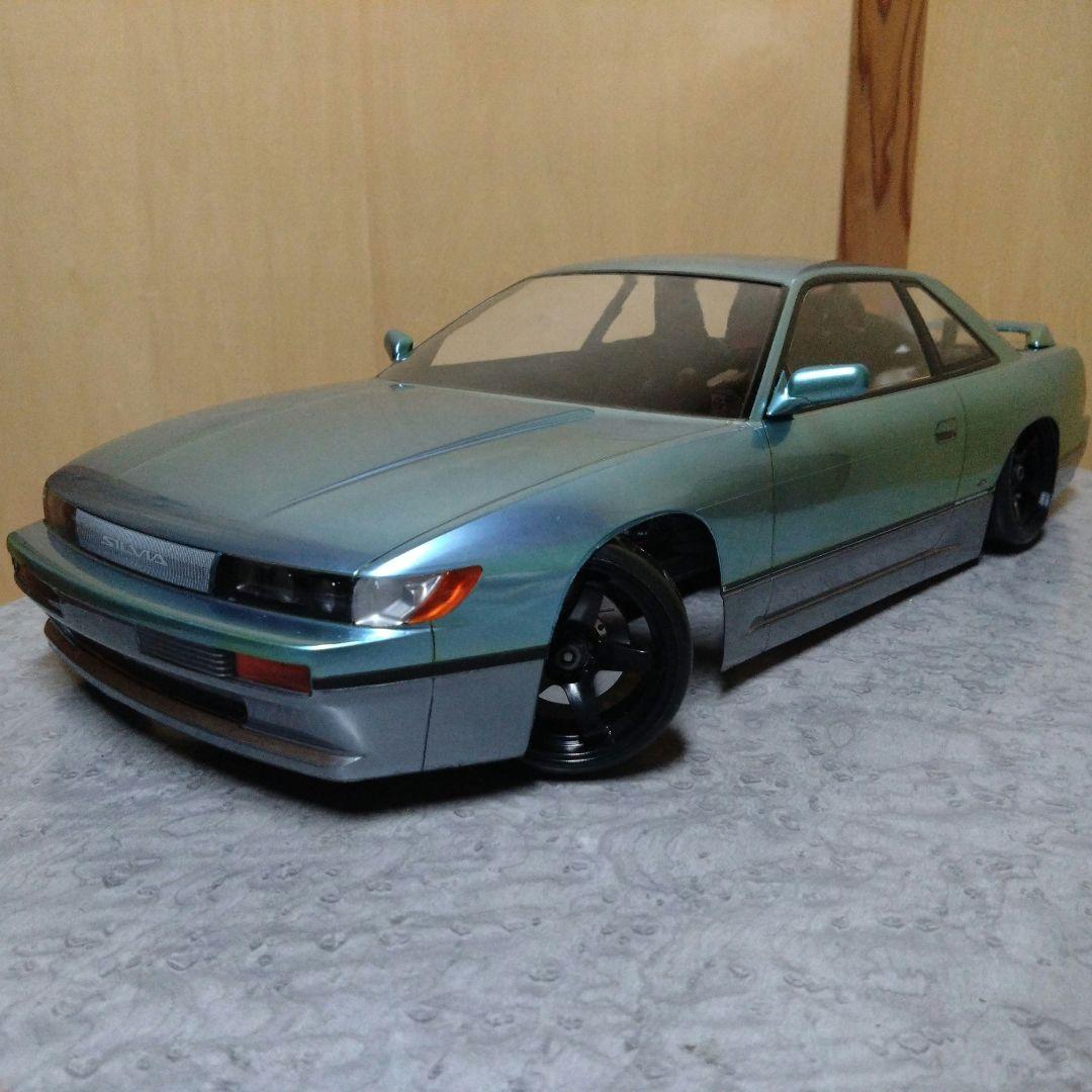 ABCホビー　シルビア S13　ライムグリーンツートン 未使用ボディ