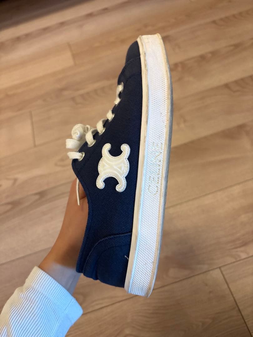23センチCELINE ネイビー スニーカー
