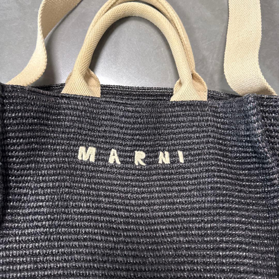 MARNI ミディアムバスケット トートバッグ カゴバッグ