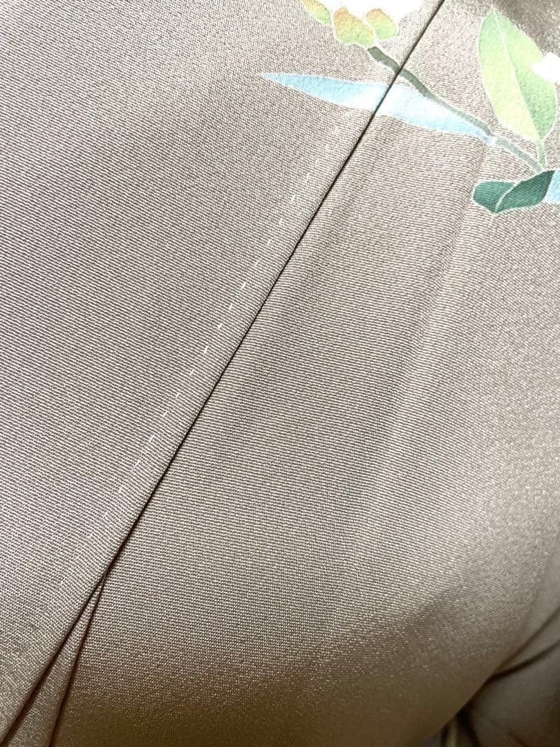 ♣️訳ありお値打ち　未使用　作家もの正絹　袷　友禅訪問着　身丈（肩から）159㎝