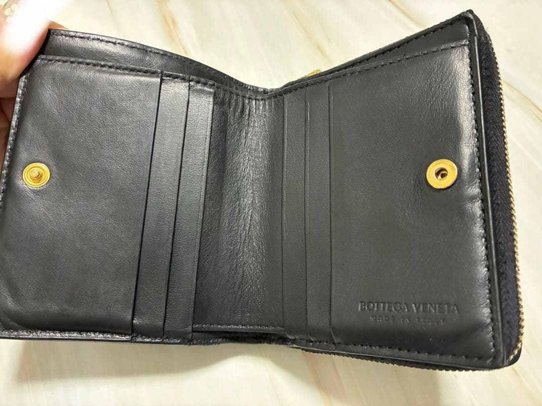 Y*s様 BOTTEGA VENETA カセット ジップアラウンドウォレット ブ