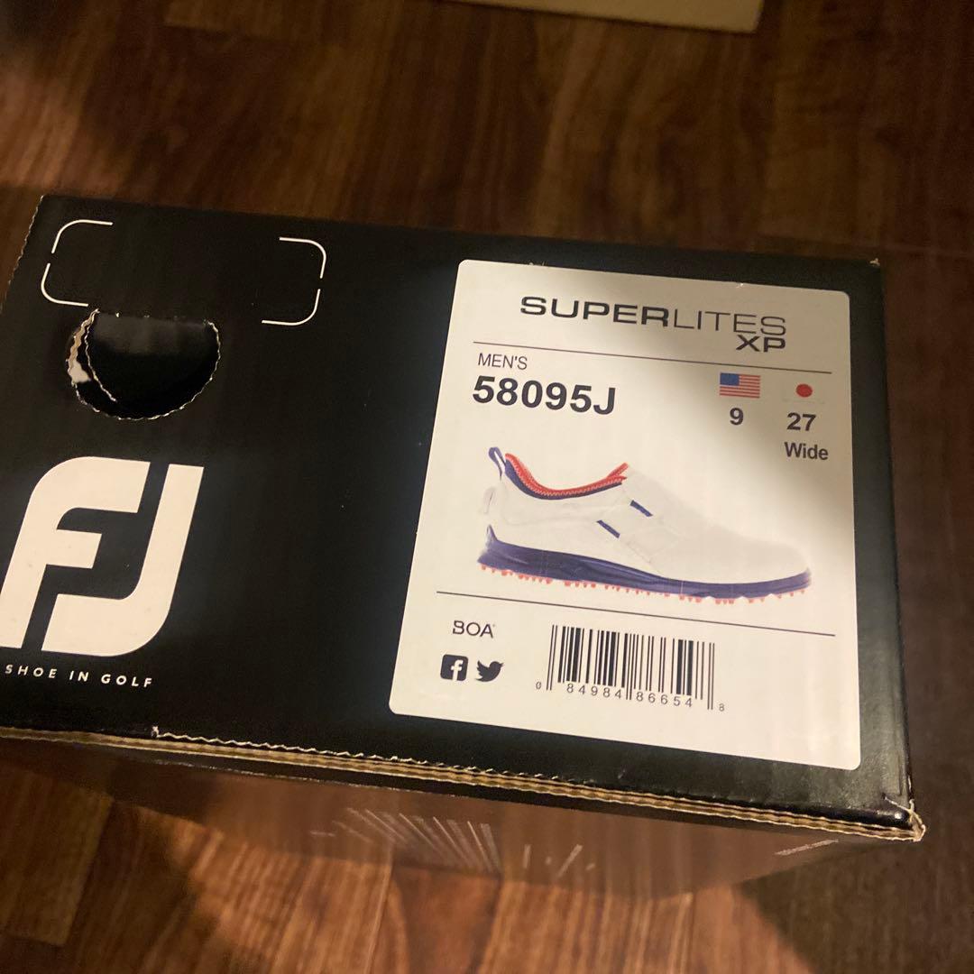 新品　フットジョイ super LITES XP 27cm スパイクレス