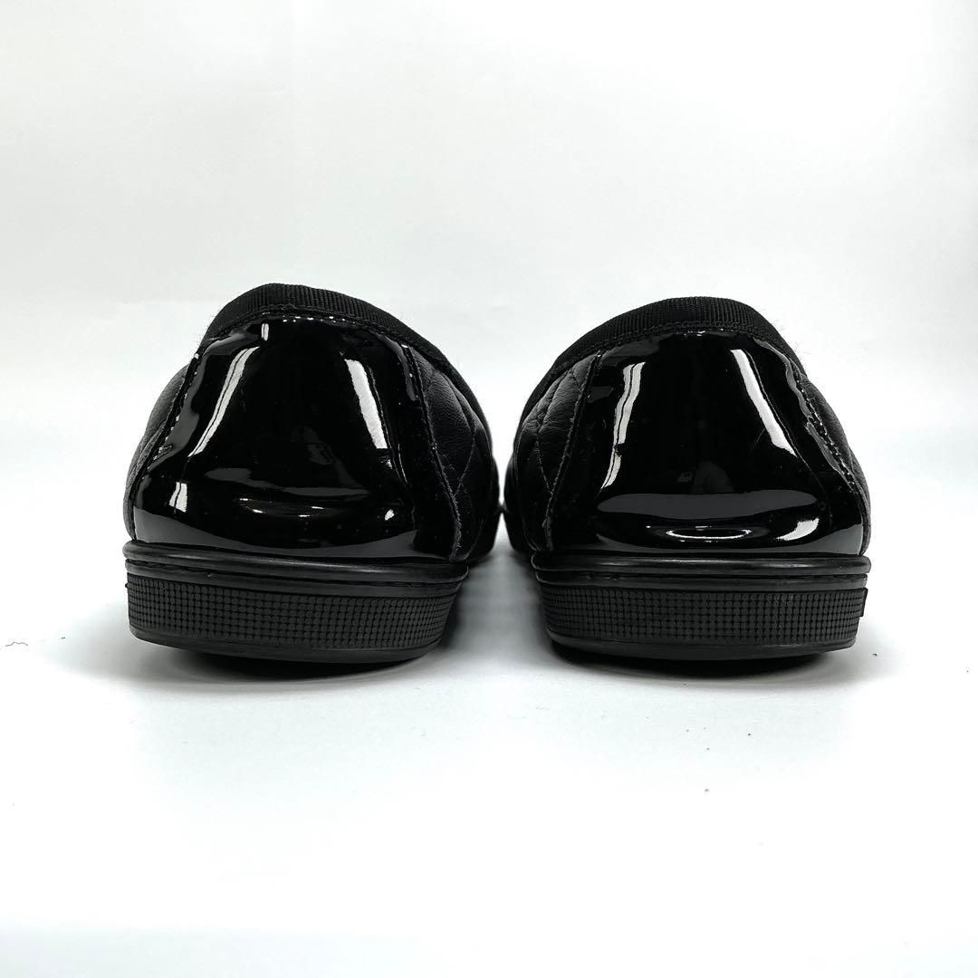 FERRAGAMO　ヴァラリボン　キルティング　パンプス　バレエシューズ