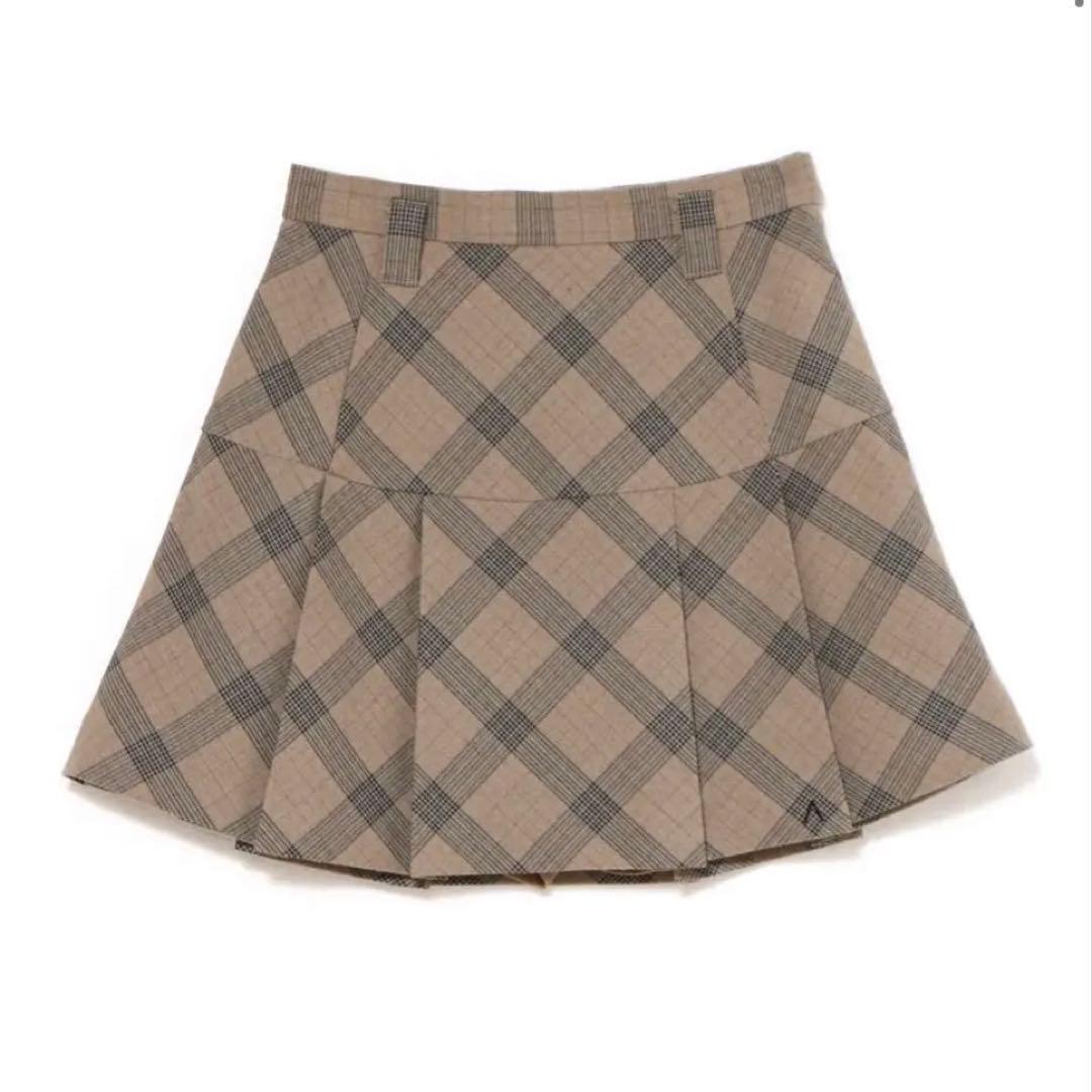 スカート ANDMARY Coco check mini pleats skirt