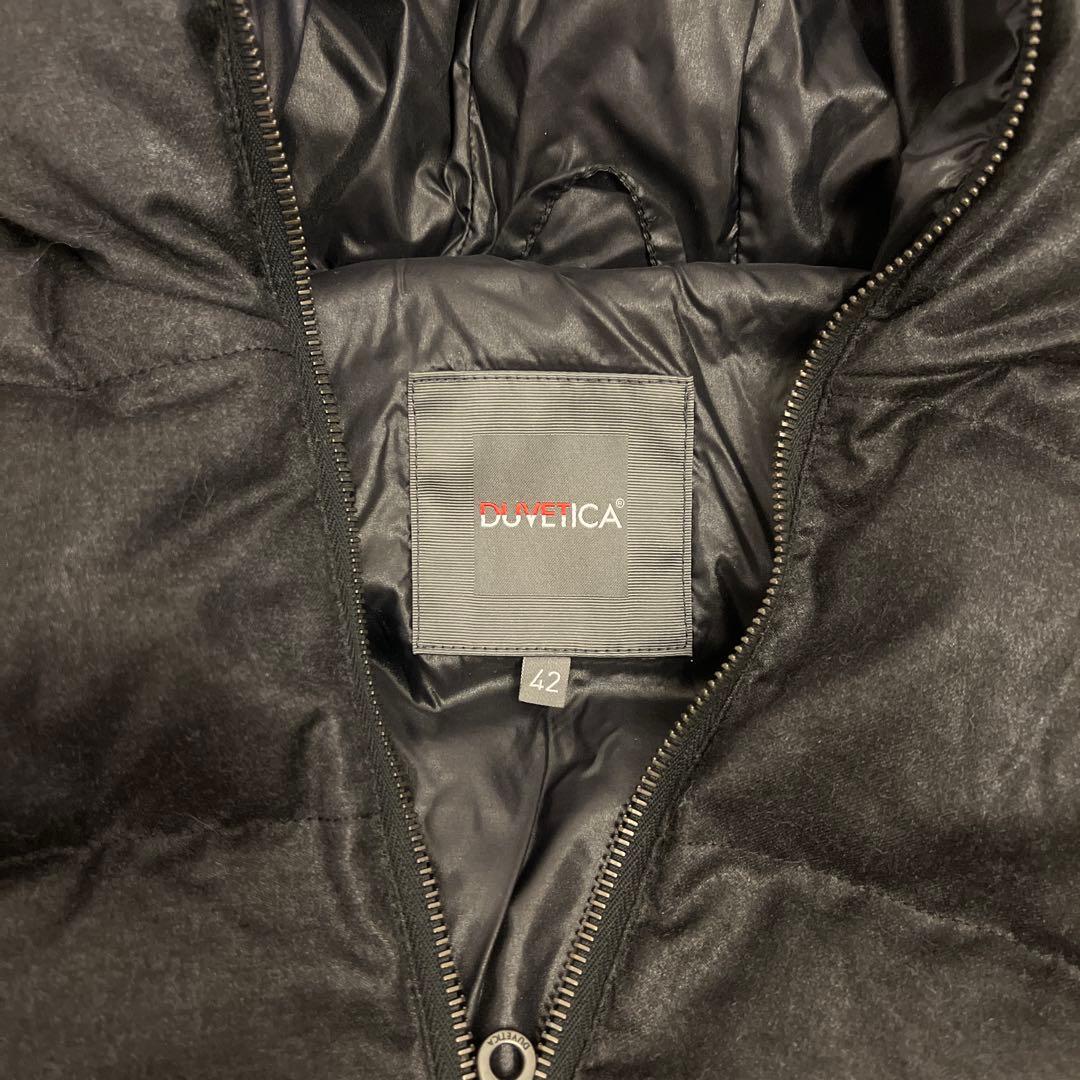 DUVETICAデュベティカベスト 42 ダークグレー×ブラック