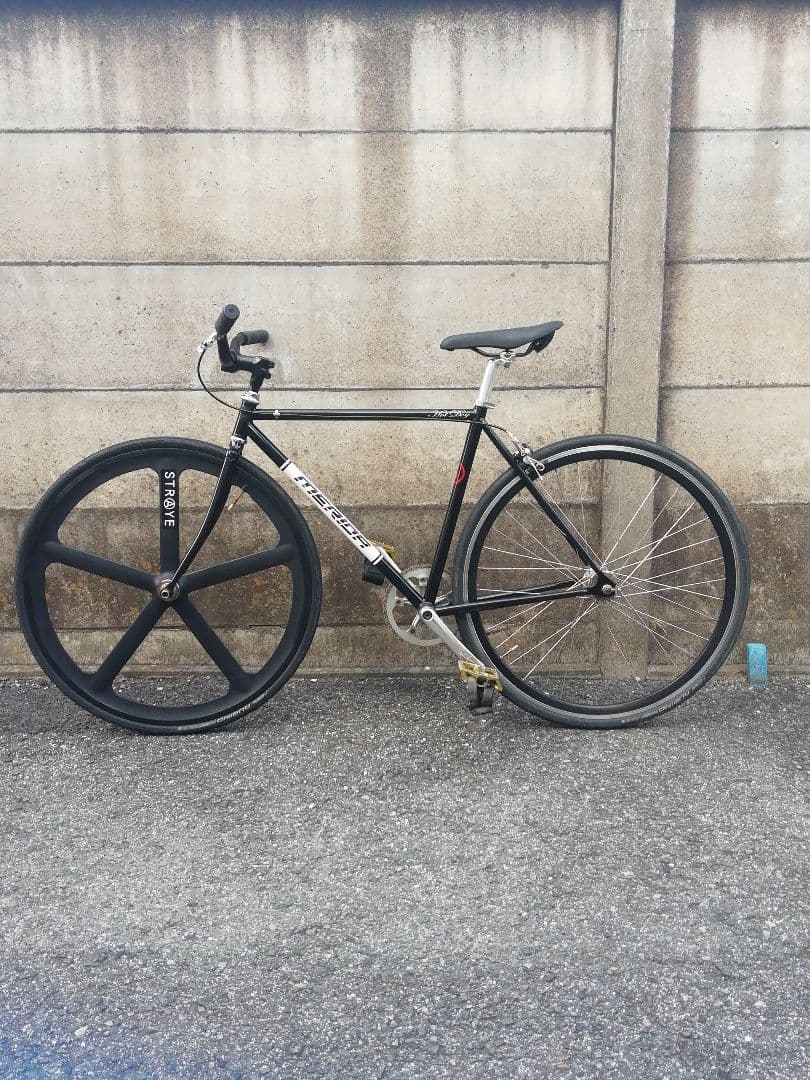 シングルスピード自転車 ブラック⚠️ フレーム、クランクくの販売です。