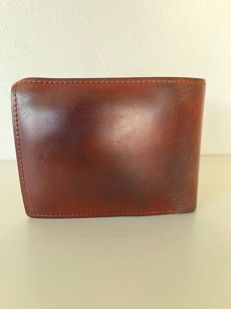 GANZO コードバン　小銭入れ付き二つ折り財布