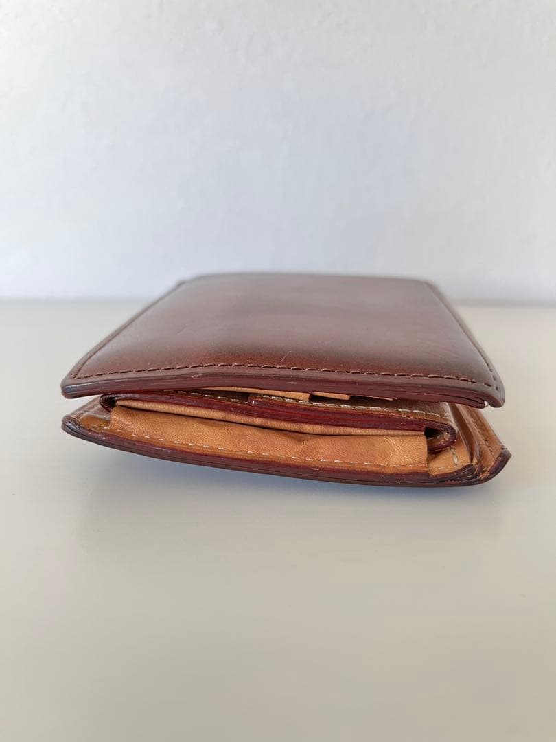 GANZO コードバン　小銭入れ付き二つ折り財布