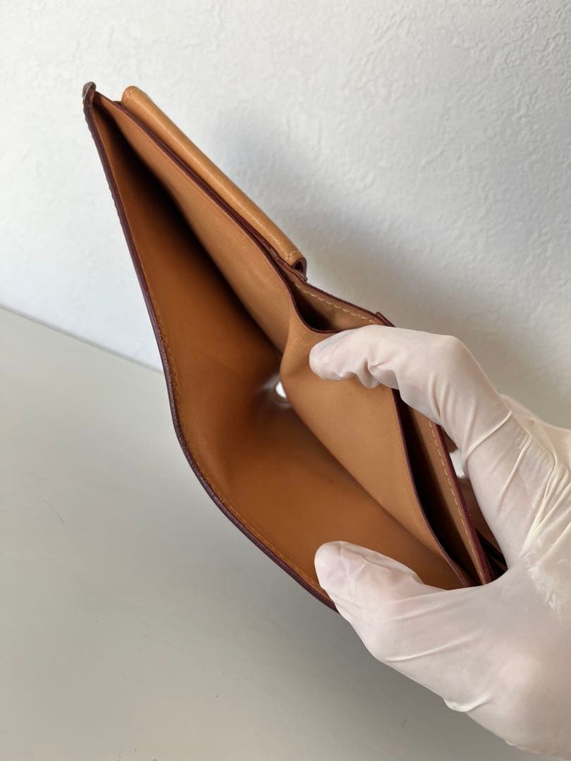 GANZO コードバン　小銭入れ付き二つ折り財布