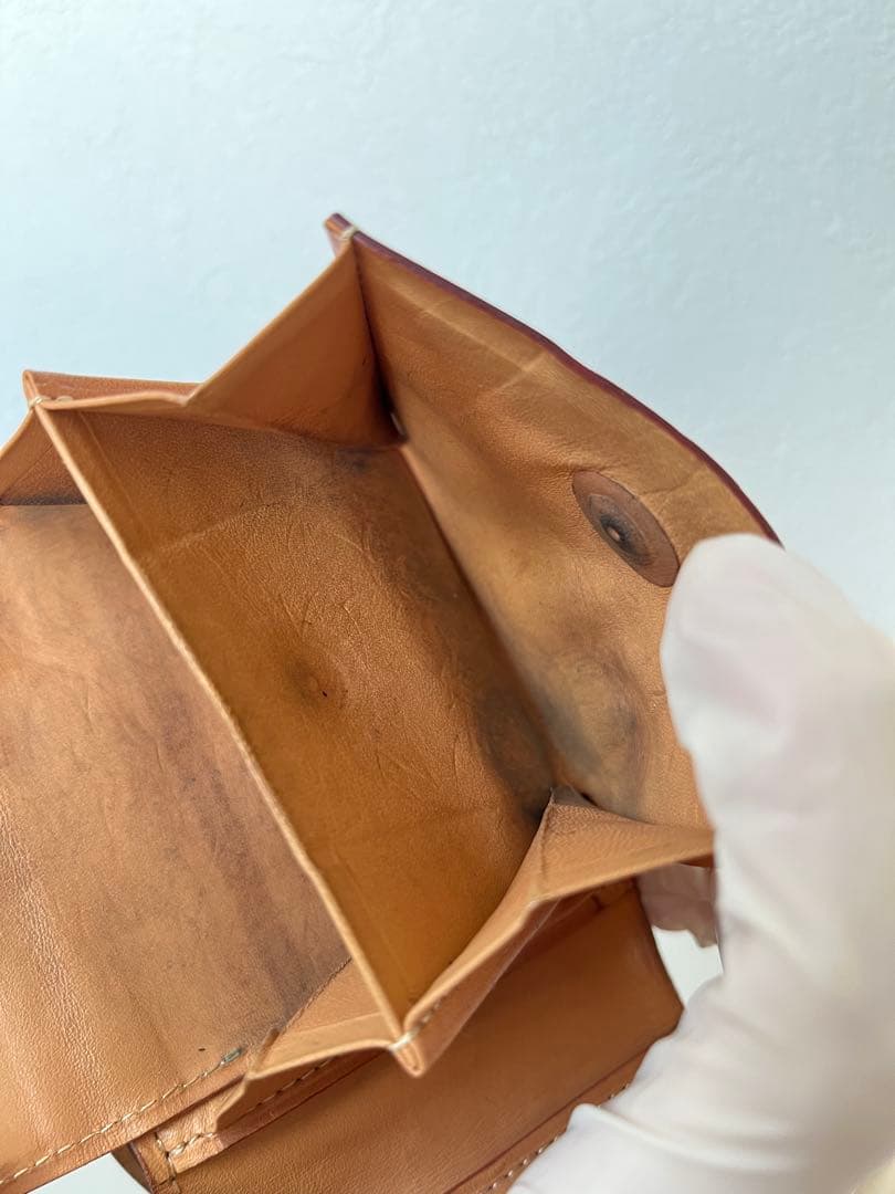 GANZO コードバン　小銭入れ付き二つ折り財布