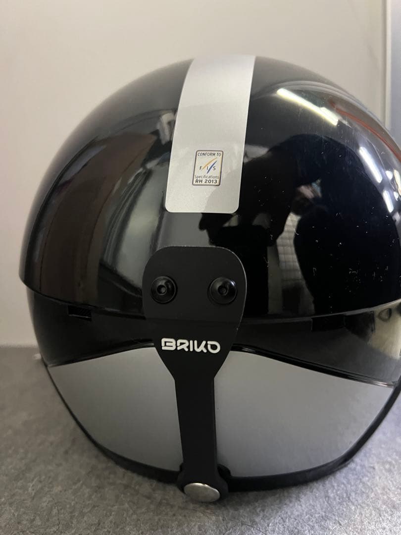 BRIKO スキー用ヘルメット ブラック/シルバー