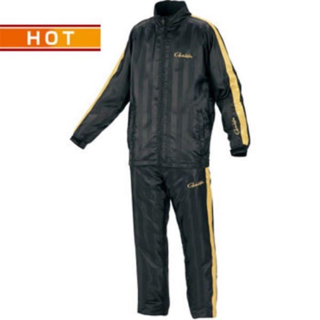 がまかつ　gamakatsu フィッシングスーツ黒/金XL GM-3401