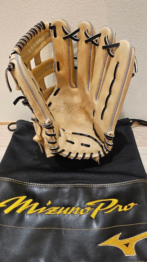 【美品】Mizuno Pro 硬式 外野手用グローブ