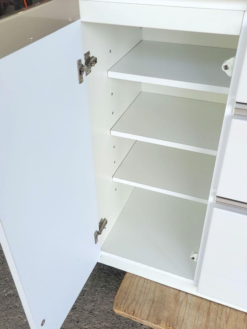 ニトリ レンジボード キッチンボード 食器棚 KGB-1023WH