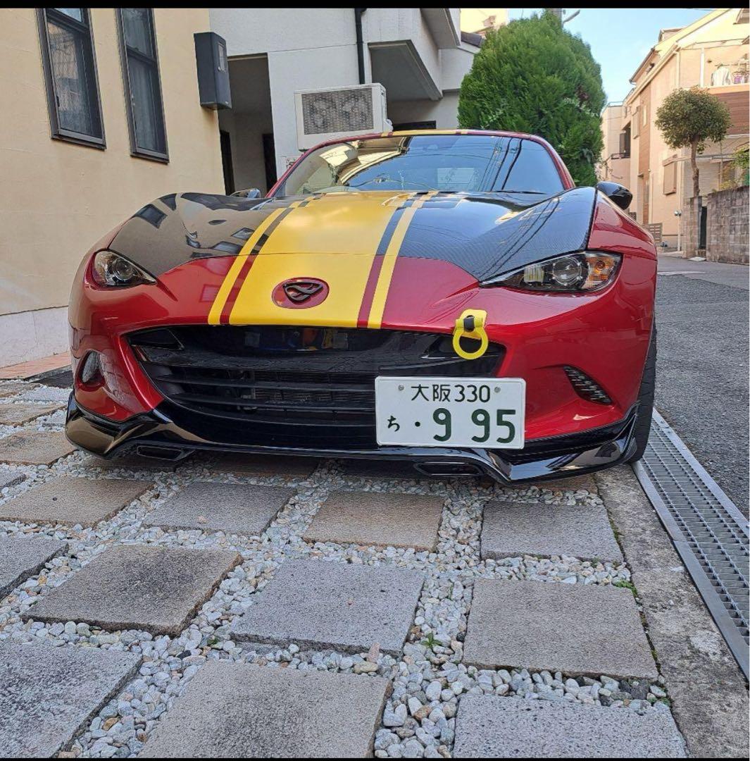 マツダND ロードスター　ナンバープレート左側オフセットステー