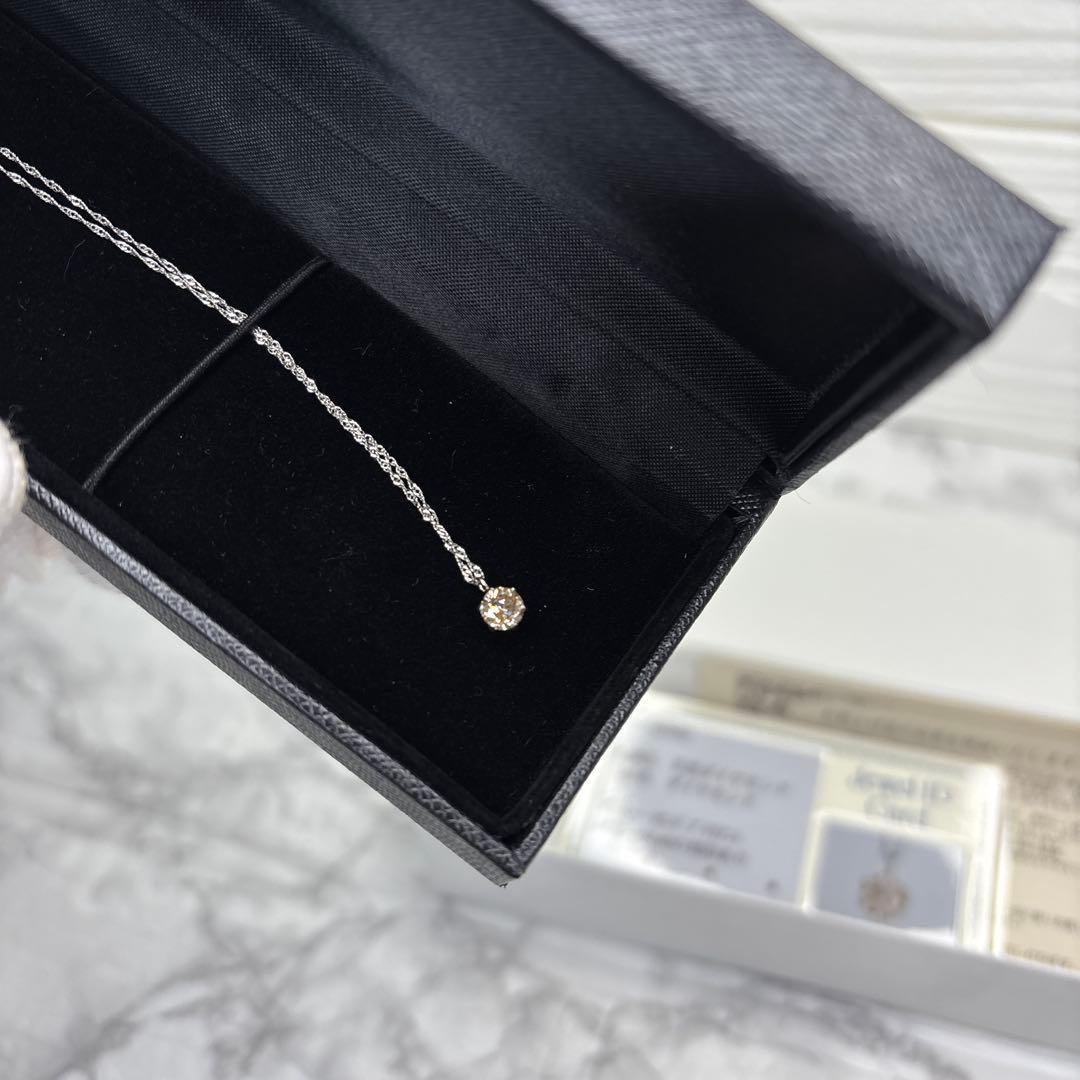 Takashimaya プラチナ0.4ct ダイヤモンドペンダント　ネックレス