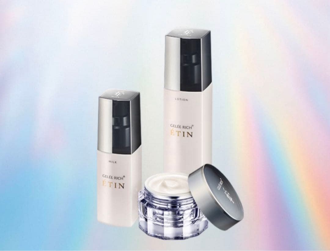 GELÉE RICH® ÉTIN エタン　化粧水、乳液、クリーム３点セット