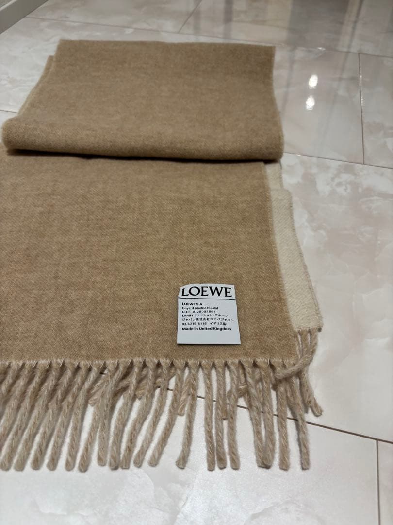 LOEWEマフラー バイカラー