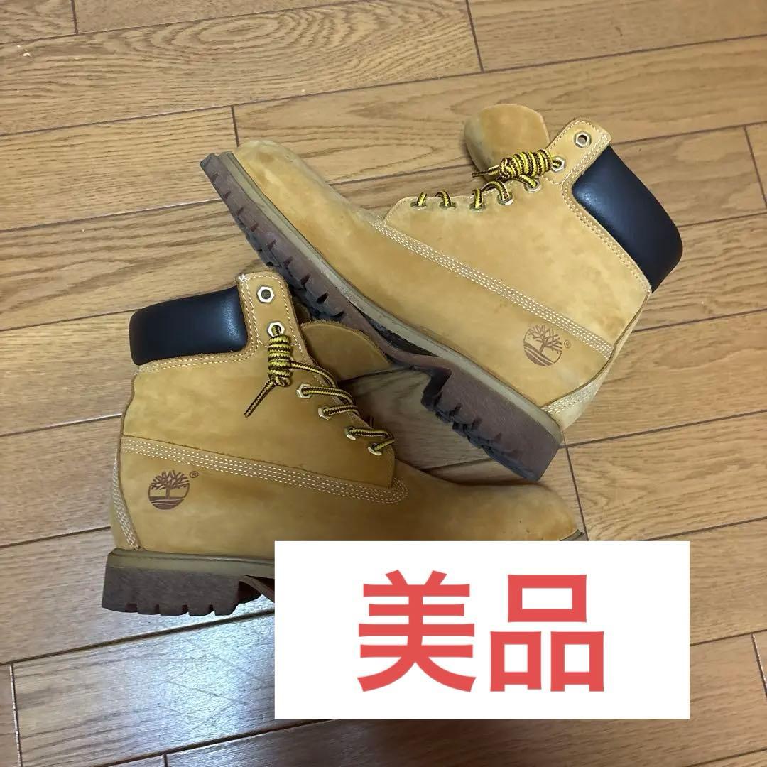 美品　Timberland イエローブーツ　使用回数10回以下！！