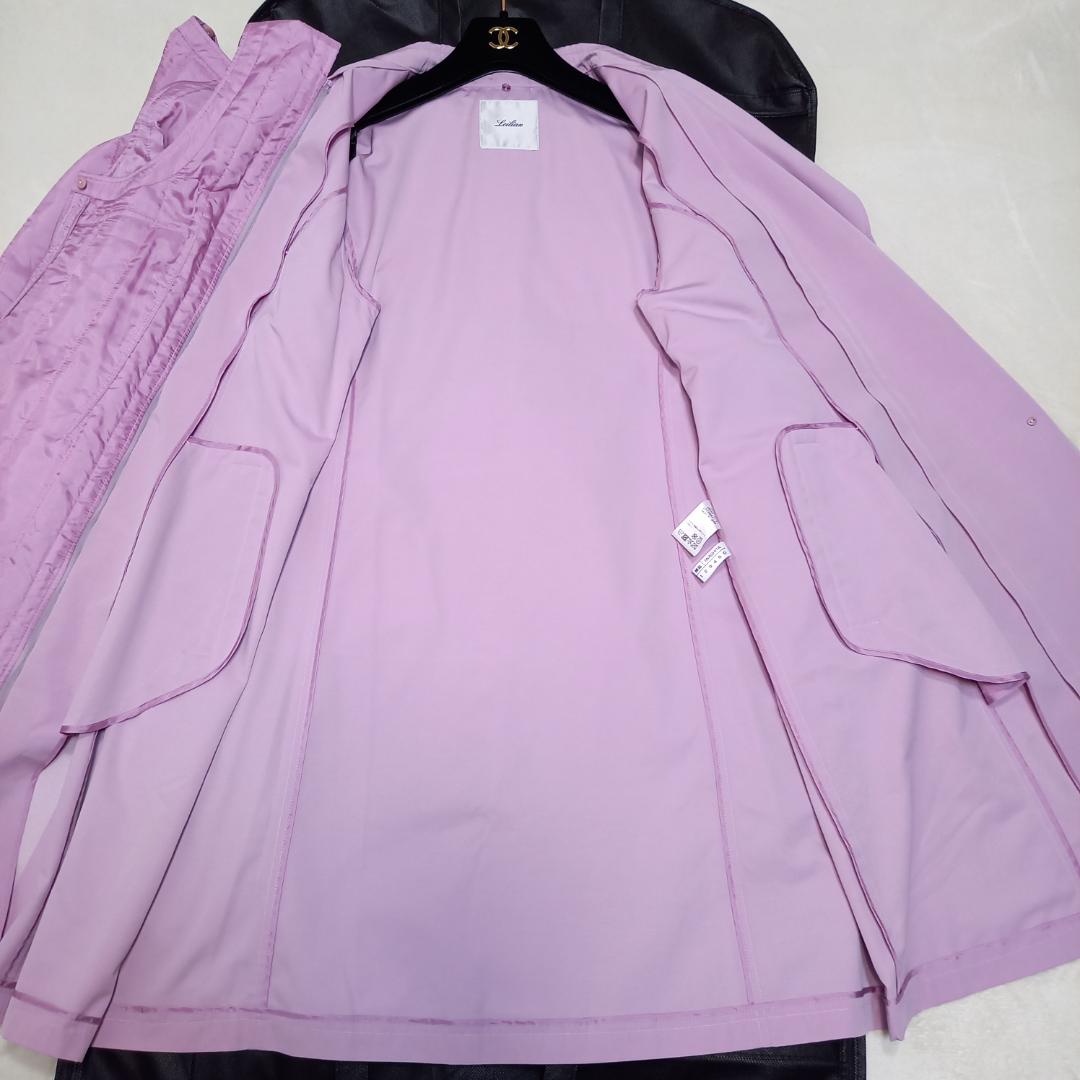 近年✨極美品✨大きいサイズ レリアン 13+ 中綿ライナー付きトレンチコート