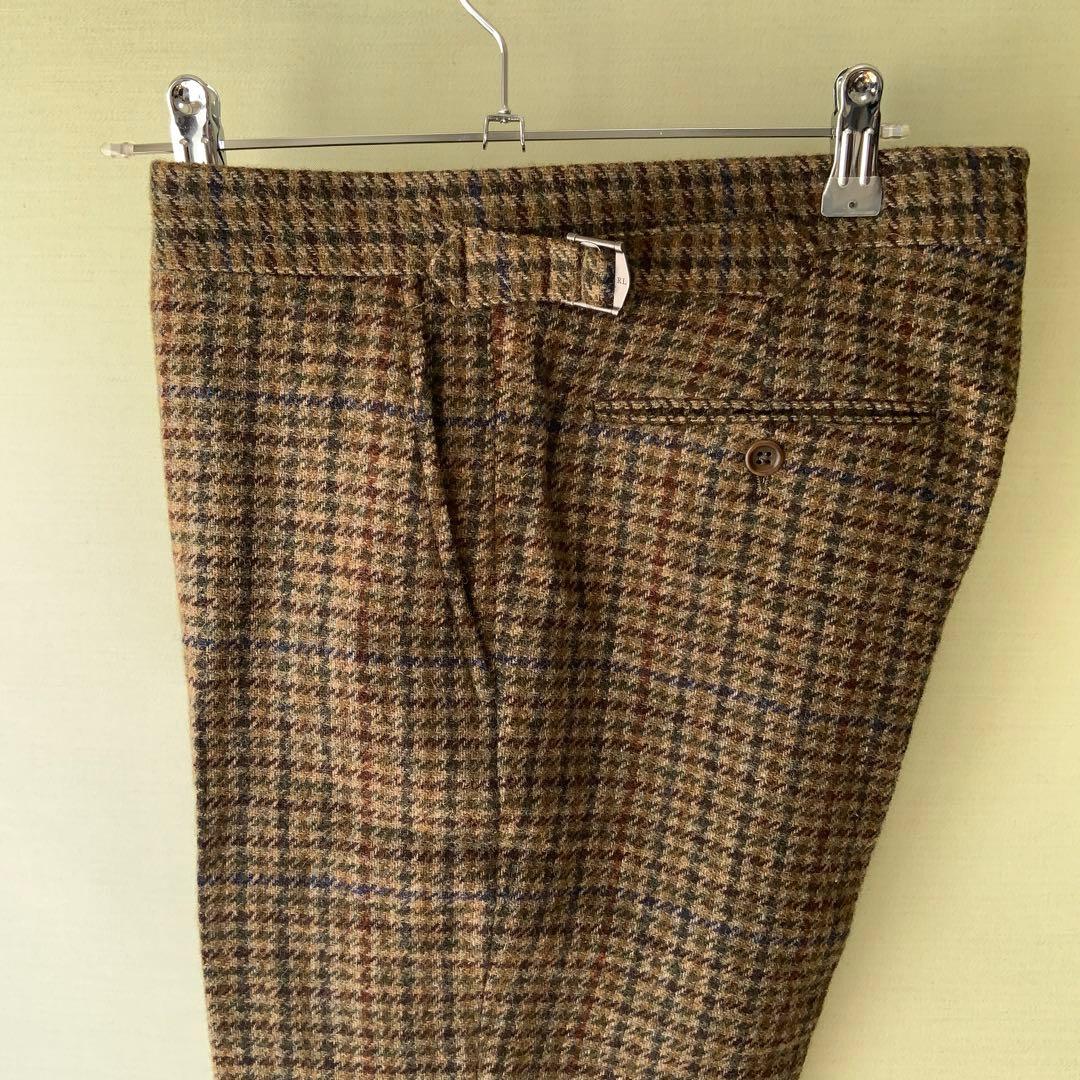 イタリア製POLO ラルフローレン ツイードパンツ30/32ガンクラブチェック