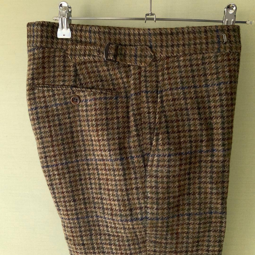イタリア製POLO ラルフローレン ツイードパンツ30/32ガンクラブチェック