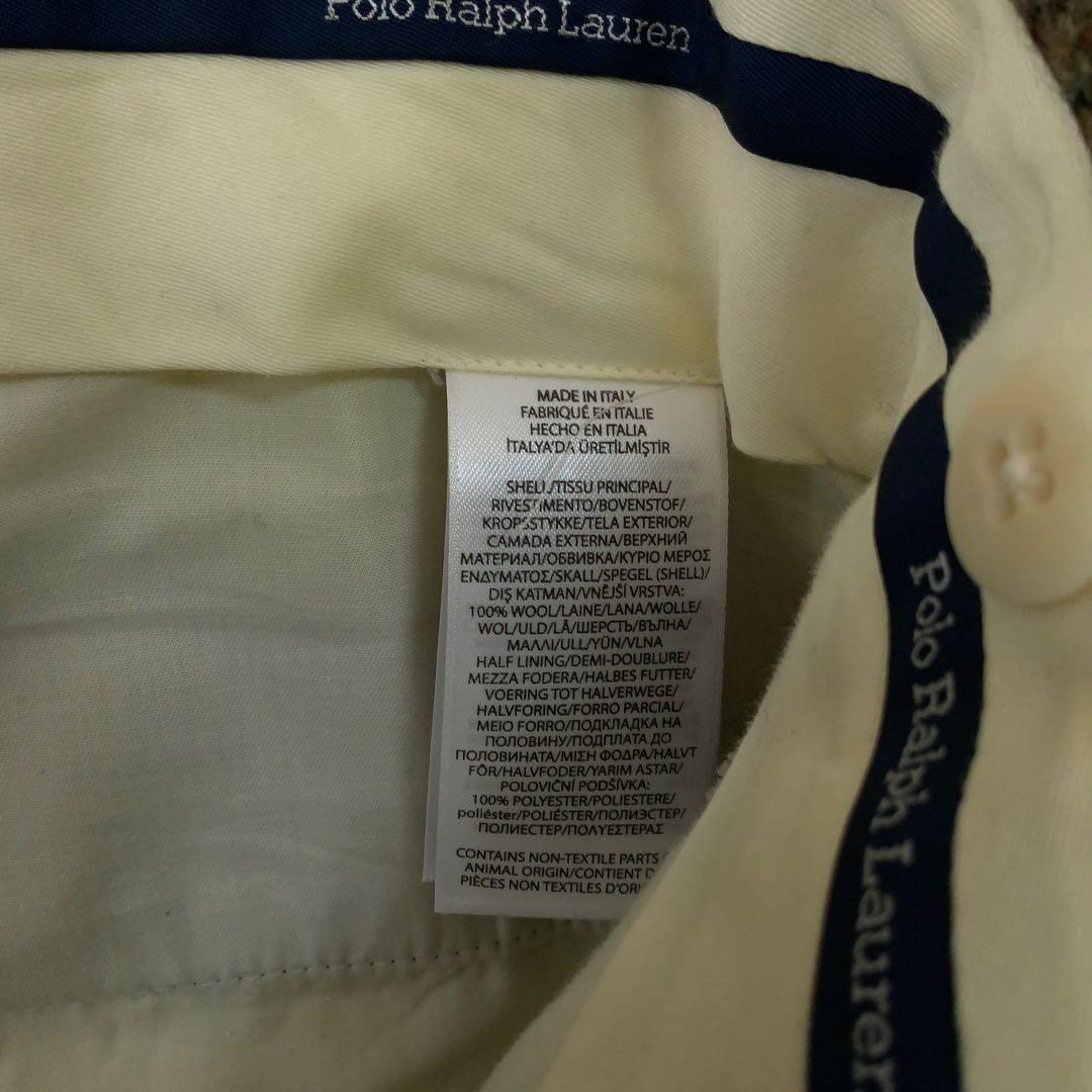 イタリア製POLO ラルフローレン ツイードパンツ30/32ガンクラブチェック