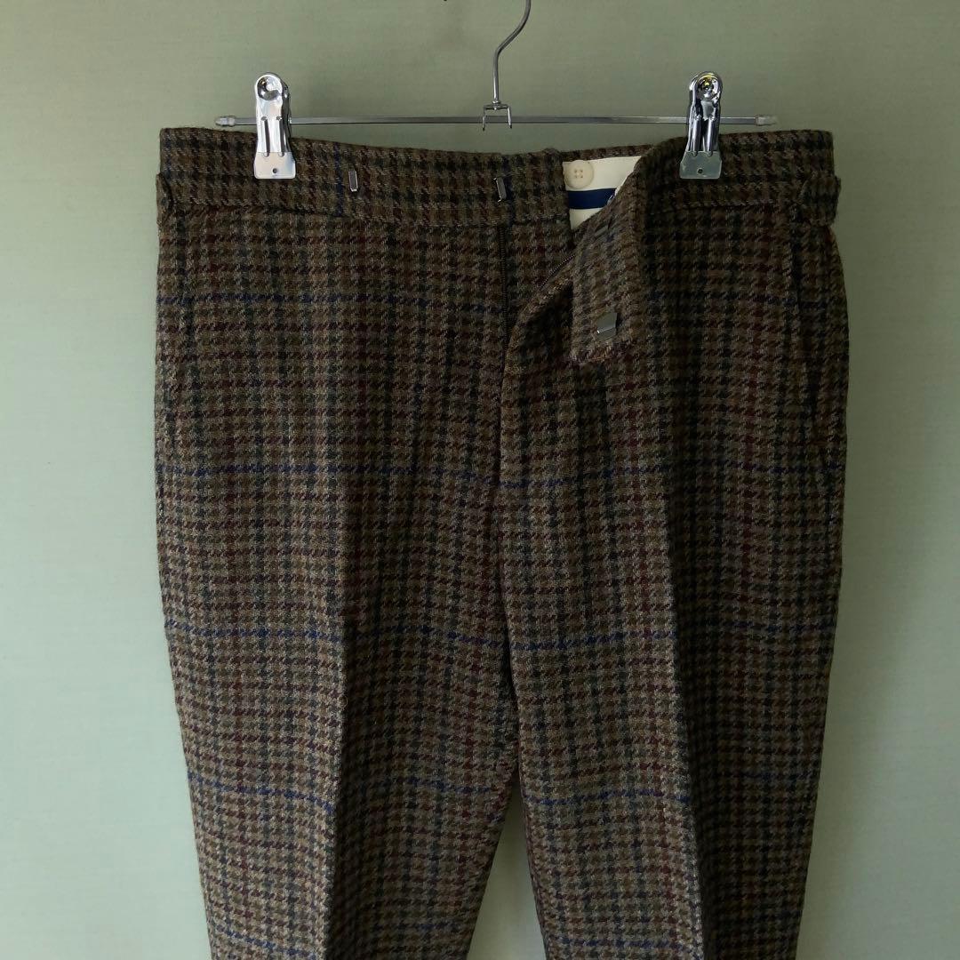 イタリア製POLO ラルフローレン ツイードパンツ30/32ガンクラブチェック