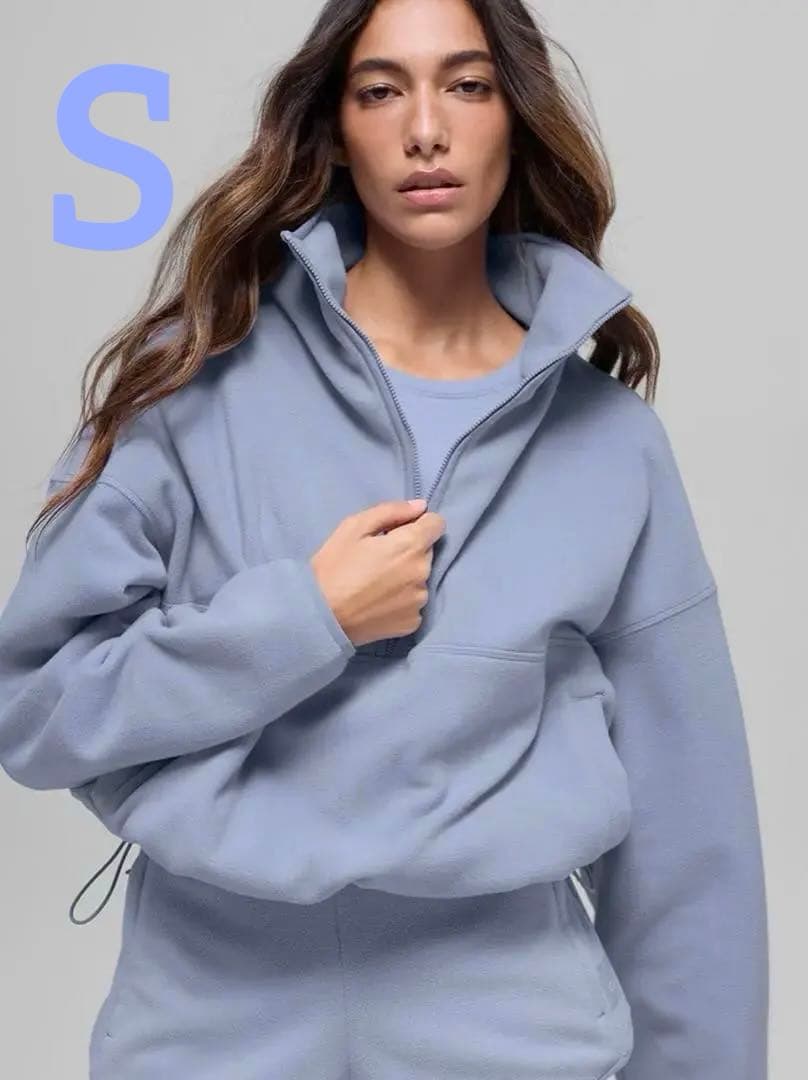 【新品】ALO yogaフリース プルオーバーSサイズ