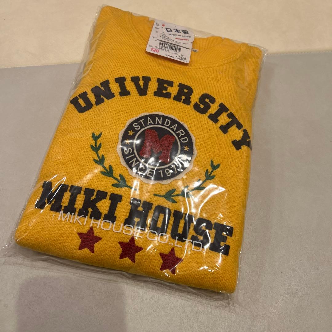 MIKI HOUSE 大学風トレーナー 130サイズ　新品　セットおまとめ
