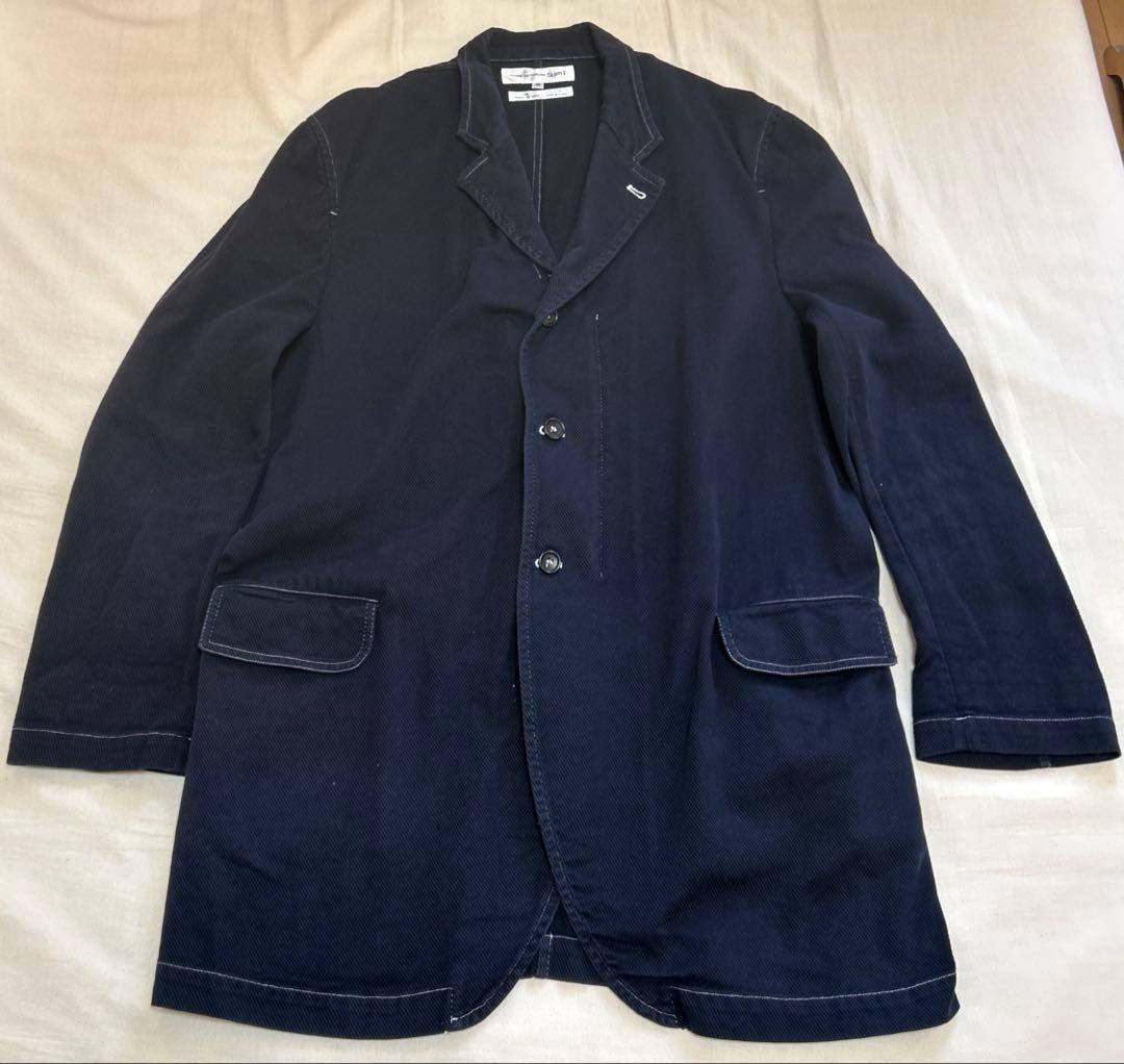 コムデギャルソン　ネイビー　カバーオール ジャケット　アーカイブ　フランス製