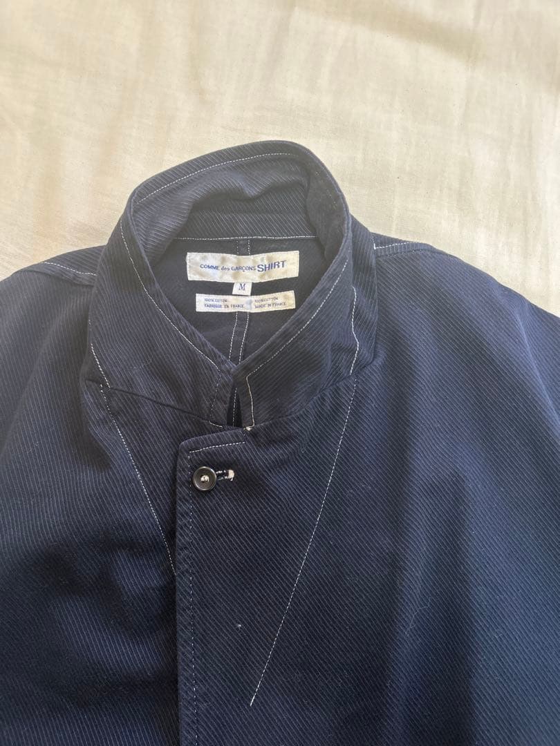コムデギャルソン　ネイビー　カバーオール ジャケット　アーカイブ　フランス製