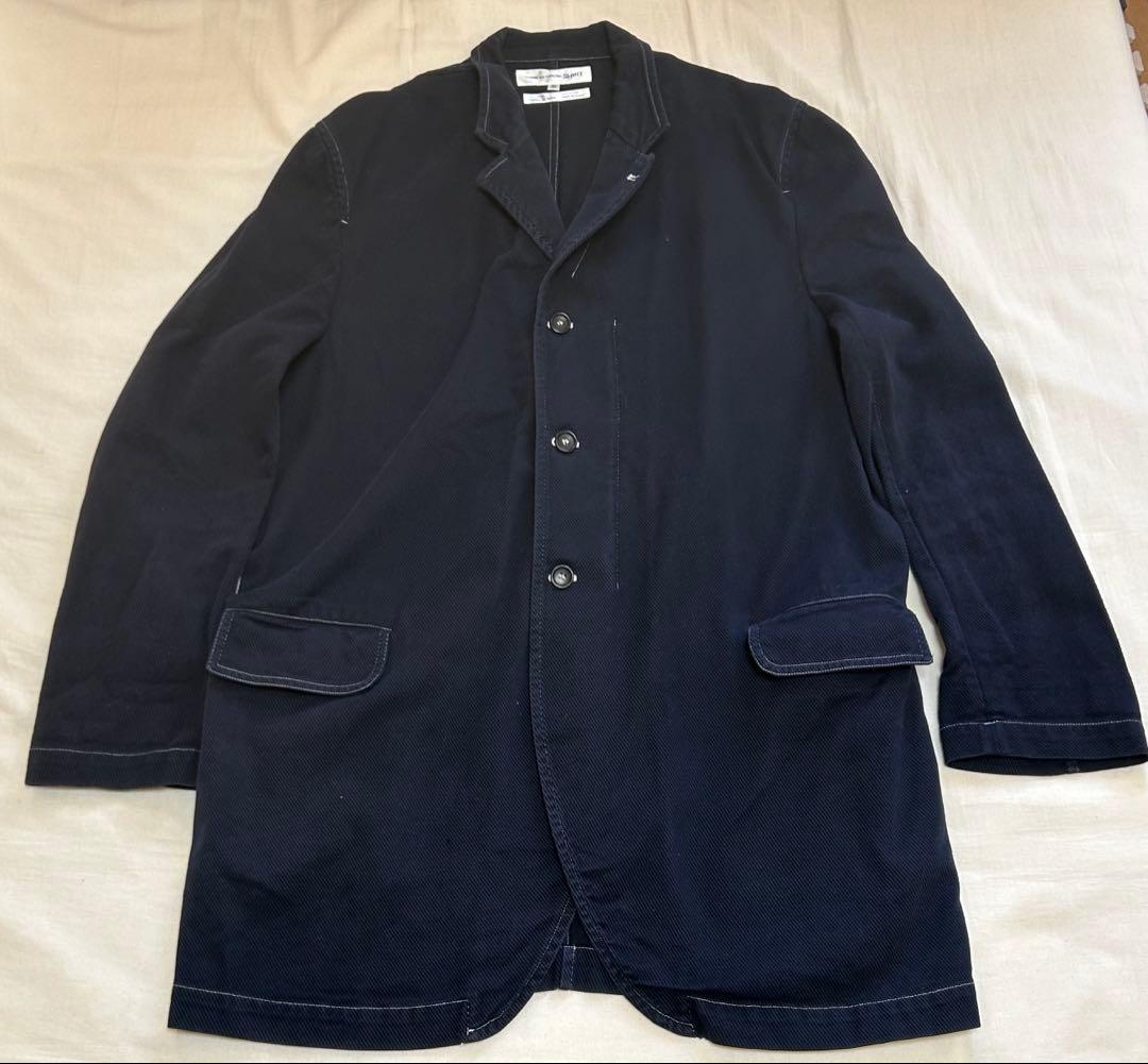 コムデギャルソン　ネイビー　カバーオール ジャケット　アーカイブ　フランス製