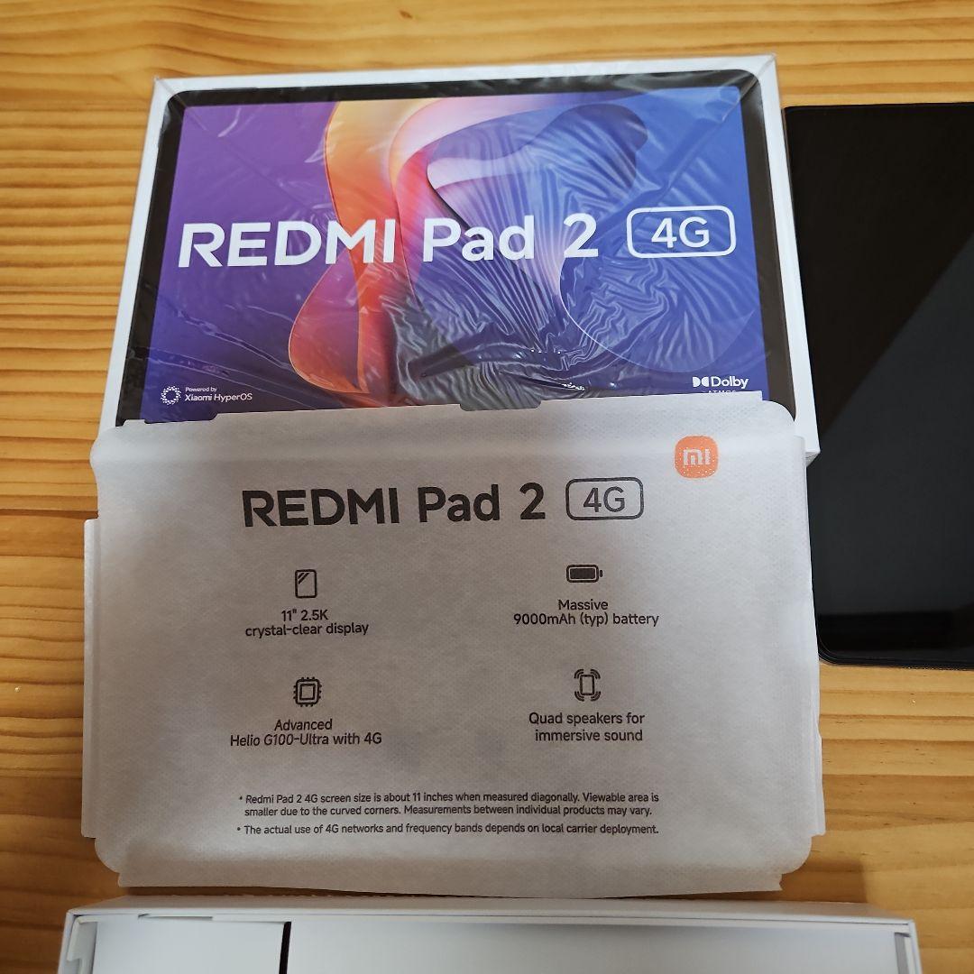 グラファイトグレー Redmi Pad 2 4G タブレットPC 11型