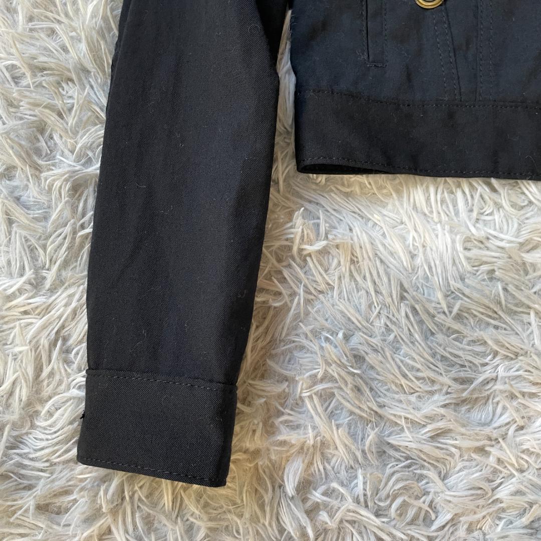 ちぃかわブラック コムデギャルソン ウールジャケット XS アートデザイン