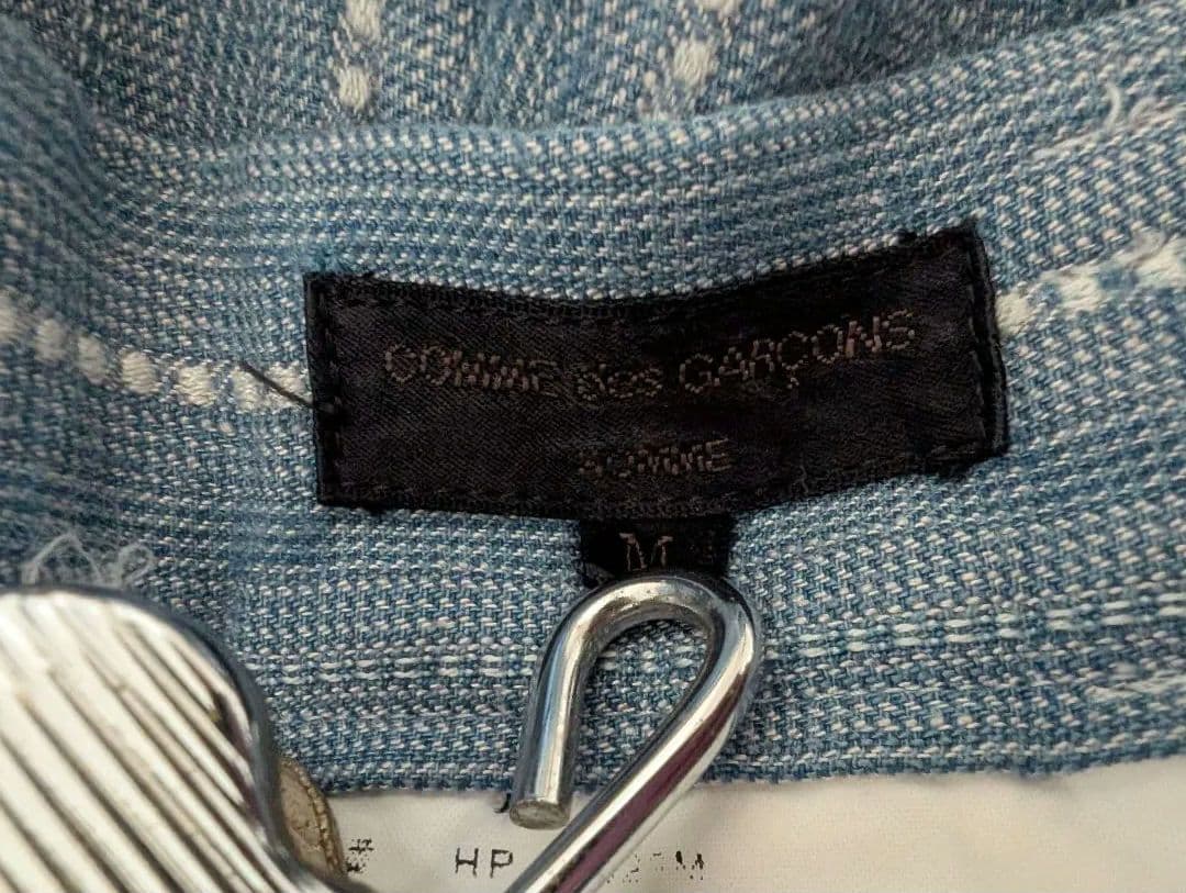 コムデギャルソンオム Mサイズ ストライプスラックス サイドゴブラン