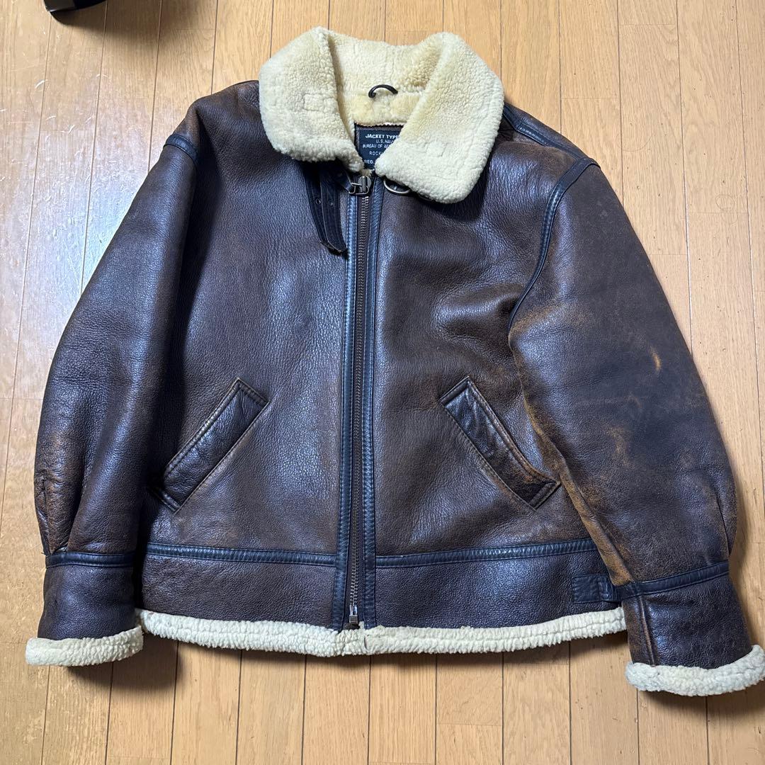 ROCKY TOP ロッキートップ 本革 羊革 B3 ジャケット 40