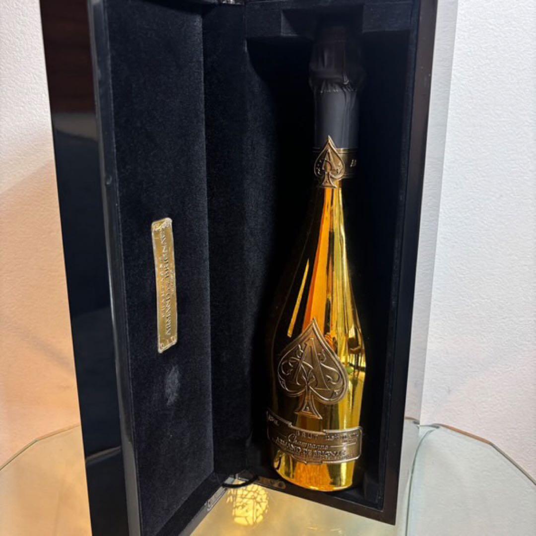 NA3774 未開栓! ARMAND アルマンド ゴールド シャンパン 箱付き
