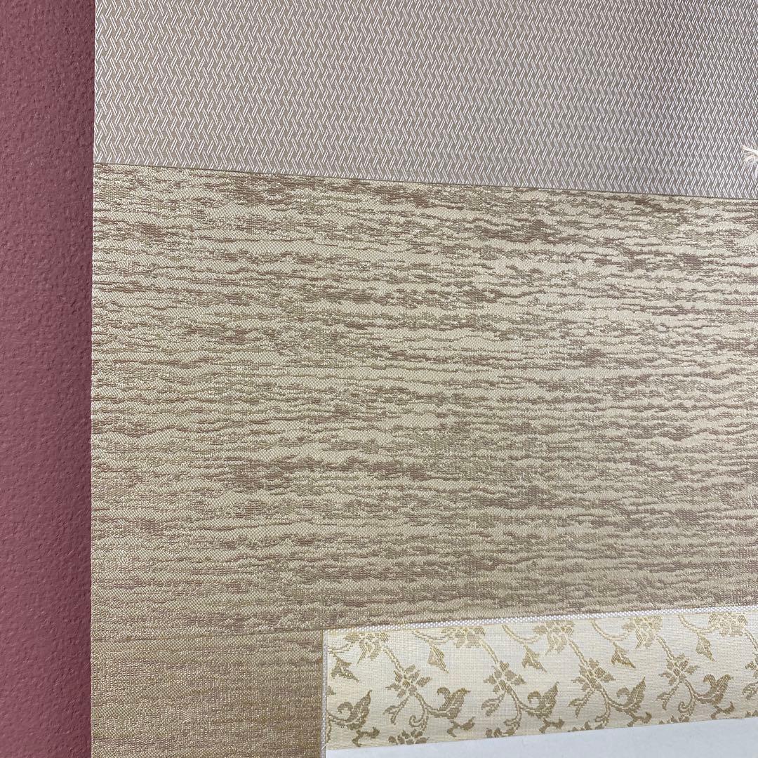 美品 掛け軸 鈴木康夫作 菖蒲図 共箱 太巻き付 夏掛け