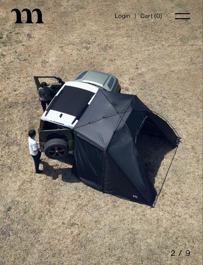 muraco カーサイドタープ　新型PENELOPE