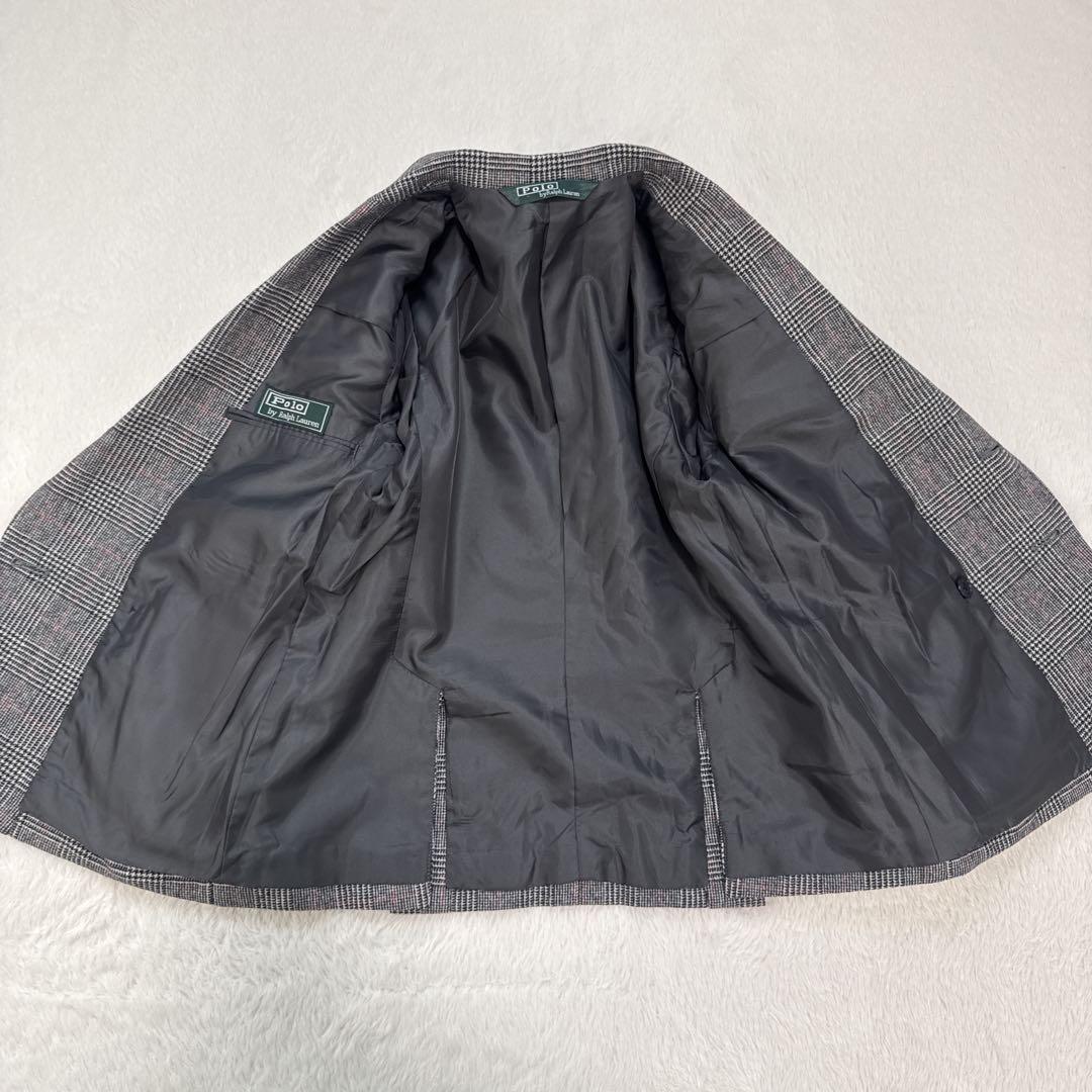 美品　Polo byRalphLauren 男の子　スーツ　ウール　チェック