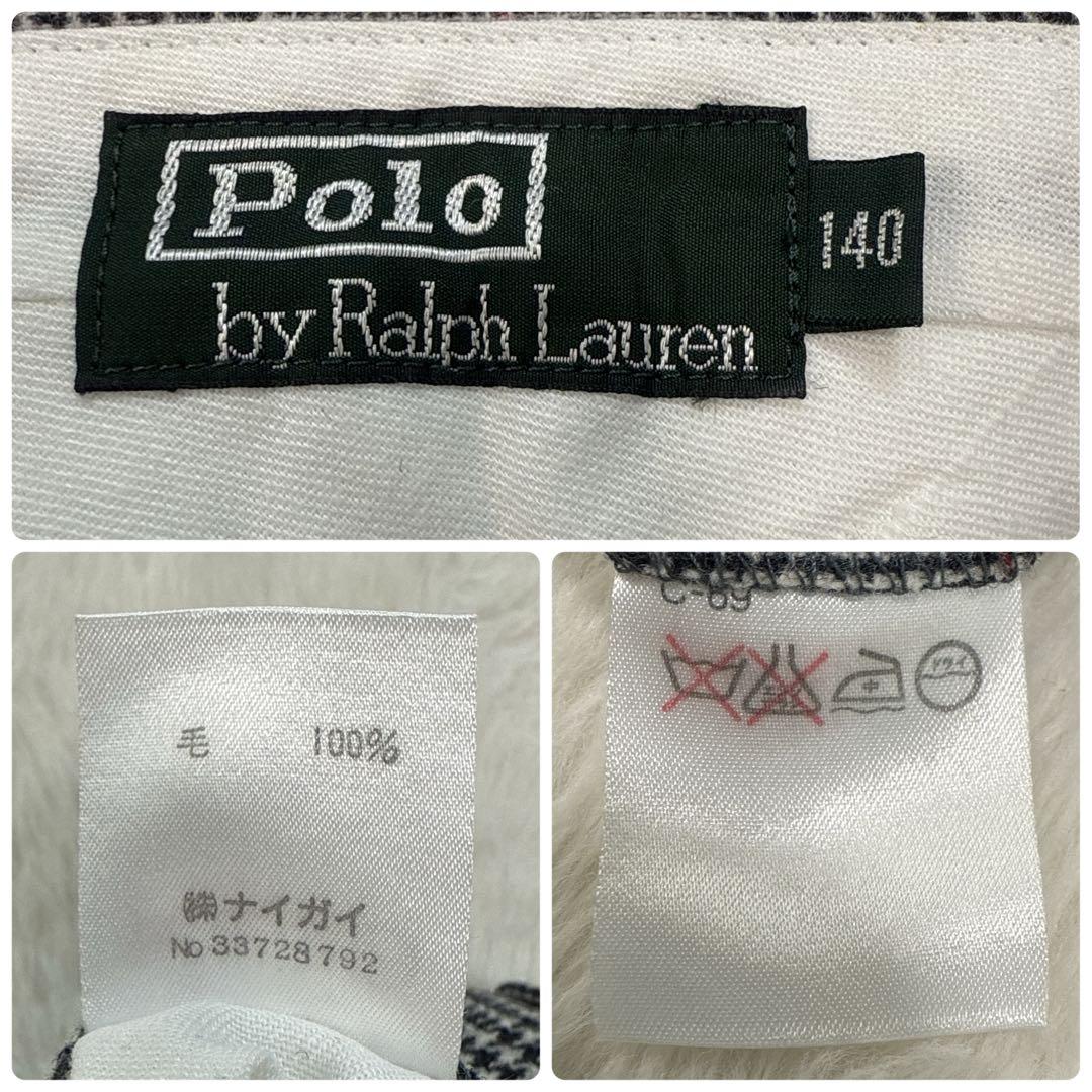 美品　Polo byRalphLauren 男の子　スーツ　ウール　チェック