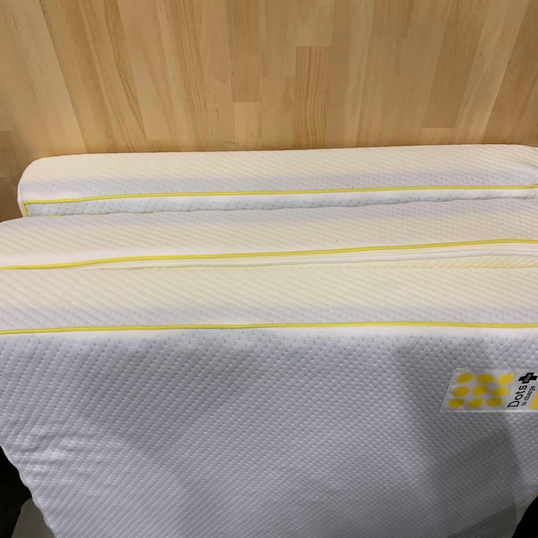 中古【 西川 】マットレス シングル 三つ折り 厚さ9cm